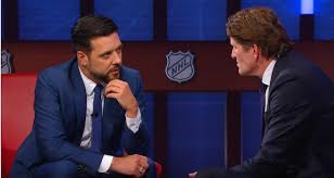 That i ran into them because of ron maclean getting plastered in a bar. Report Ron Maclean To Replace George Stroumboulopoulos On Hockey Night In Canada