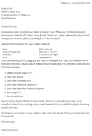 Surat lamaran merupakan surat permohonan yang dibuat oleh para pelamar pekerjaan atau pencari kerja, kemudian dikirimkan terhadap suatu badan usaha maupun instansi untuk mendapat pekerjaan maupun jabatan berdasarkan lowongan pekerjaan ditawarkan. Contoh Surat Lamaran Kerja Lowongan Kerja Kalimantan Tengah