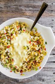 If you wanted to make a macaroni salad but didn't like miracle whip or mayo, what would you substitute? Classic Macaroni Salad The Perfect Spring And Summer Party Recipe