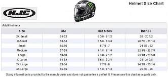 Hjc Motorcycle Helmet Sizing Chart Disrespect1st Com