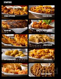 Texas Roadhouse Menu In Mesquite Texas Usa