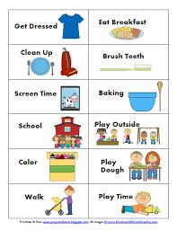 However, it may be adjusted based on students' needs, situations (fire drills, etc.) and classroom events. Creating A Routine That Works For My Toddler With Free Printable Toddler Routine Routine Cards Toddler Routine Chart