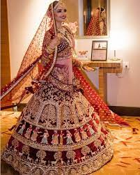 Marriage Vows Bridal Lehenga Red Indian Bridal Dress Indian Bridal Outfits