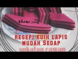 Kuih lapis sinonim antara kuih kegemaran. Resepi Kuih Lapis Coklat Sukatan Cawan Mudah Dan Sedap Youtube