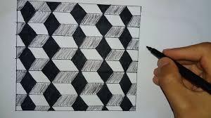 Step by step simple 3d drawings easy. How To Draw 3d Drawing Of Beautiful Design Easy And Simple Step Youtube