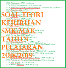 Anda bisa mendownloadnya secara gratis melaui link yang sudah saya sediakan dibawah ini. Soal Teori Kejuruan Stk Teknik Audio Video Tav Smk Tahun Ajaran 2018 2019 Rpp Soal Buku Administrasi
