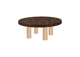 The configurator below is for reference purposes only. Small Round Baltic Brown Coffee Table With Circular Ash Le