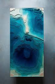 Pin By X Chun On Mesa Deep Ocean Wood Art Resin Art Paper Art