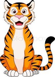 Cute Tiger Cartoon Sitting Tiger Cartoon Drawing Cartoon Tiger Cartoon Drawings