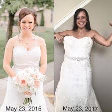 Shay Birge Progress Using My Bbg Program She Says With Yesterday Being Our Wedding Anniversary I Thought It Would Be Neat To See How My Dress Fit After 2