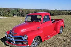 Image result for Light Red 1955 Truck