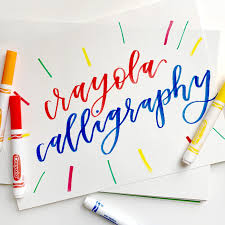 Crayola Calligraphy Penn State University Hand lettering worksheets for the uppercase alphabet. crayola calligraphy penn state university
