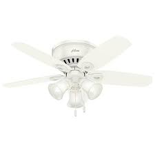 Hunter 42 Builder Low Profile Ceiling Fan With 3 Lights Pull Chain 9593041 Hsn