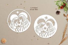 Download Christmas Nativity Scene Svg Cut File By Stars N Skies Thehungryjpeg Com