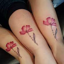 Friendship Flower Tattoo Flower Friendship Tattoos The Best Flowers Ideas Tattoos For Daughters Cute Sister Tattoos Sister Tattoo Designs