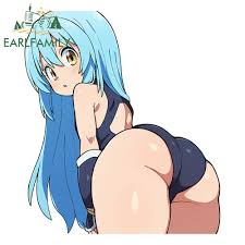 EARLFAMILY 5.1 Kawaii Rimuru Anime Car Decal Sexy Buttocks Ass Hentai  Sticker | eBay