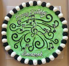 Happy Birthday Cookie Cake Ideas Music Notes Cookie Cake Cookie Cake Designs Cookie Cake Birthday Cookie Cake
