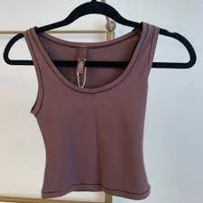 Skims Tops Skims Cotton Tank In Garnet Size Small Poshmark