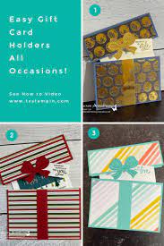 The secret lies in a single strip of designer paper and a few score lines. Diy Gift Card Holders You Ll Love To Make And Use All Year
