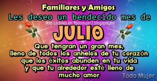 Feliz y bendecido mes de mayo. Imagenes De Feliz Mes De Julio Para Whatsapp Fraseshoy Org