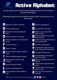 However, the ap also ruled that the hyphen should be removed from email, and the proper spelling of the. Lpessn On Twitter Active Alphabet Keep Active Or Just Stay Healthy With Our Active Alphabet Spell Out Your Full Name And Complete The Tasks Associated With That Letter Challenge Yourself To