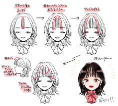 my hair ideas おしゃれまとめの人気アイデア pinterest mia 顔のスケッチ 髪型のスケッチ メイクの裏技