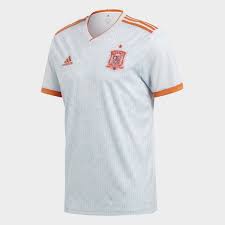 Vente maillot de foot domicile maillot espagne 2020 rojo. Maillot Espagne Exterieur Junior Bleu Clair Coupe Du Monde 2018 Footkorner