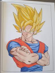 The dragon ball z coloring pages will grow the kids' interest in colors and painting, as well as, let them interact with their favorite cartoon character in their imagination. Bought A Dragonball Colouring Book To Get Me Through Isolation Dragonballsuper