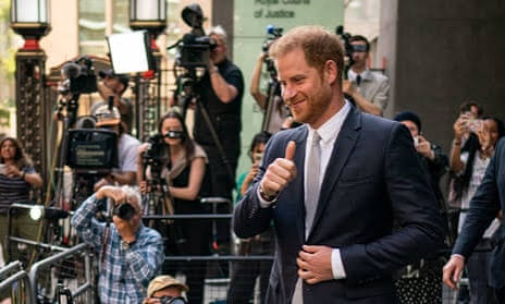 A royal rumble: Prince Harry's clash in court left him lost for words – but not defeated | Prince Harry | The Guardian