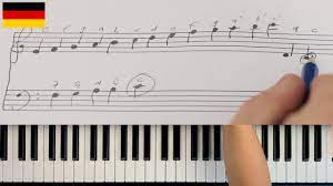 Klaviatur ausklappbare klaviertastatur mit 88 tasten von a bis c. Noten Lernen Lektion 1 Sehr Einfach Fur Anfanger Youtube