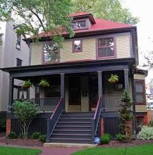Exterior Paint Schemes For Foursquares Design For The Arts Crafts House Arts Crafts Homes Online