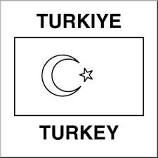 With over 4000 coloring pages including turkey flag coloring page. Clip Art Flags Turkey B W I Abcteach Com Abcteach