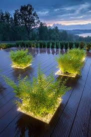 Houblon Planter Linear Lighting Landscape Lighting Design Garden Lighting Design Landscape Design