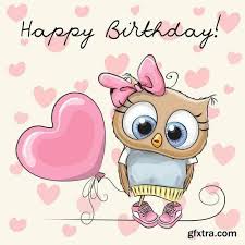 Cute Cartoon Owls Gluckwunsche Geburtstag Herzliche Geburtstagsgrusse Geburtstagsbilder