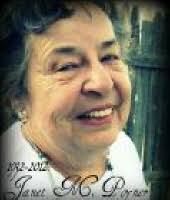 Obituary information for Janet M. Poyner