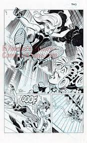 Black And White Comic Art Style Bendis Ungoliantschilde Some Black And White Artwork By Bruce Timm Black And White Artwork Comic Art