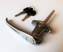 We have door sets for exterior and interior doors, as well as a wide selection of door levers and door handles. Vintage Chrome Locking L Shaped Exterior Door Handle Tractor Classic Car Kit Car Ebay
