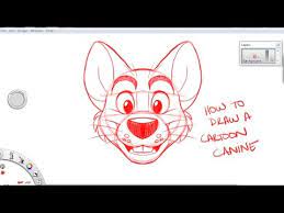 16 drawn furry head free clip art stock illustrations clip. How To Draw A Toony Canine Tutorial Youtube