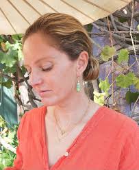 Gemstone Earrings, Green Arizona Copper Turquoise, Gold Fill, Sterling  Silver, Hoop Earrings, Silver, Gold Earrings, Turquoise Earrings