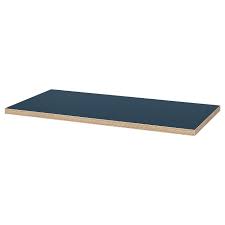 Ikea Linnmon Tischplatte Blau Schwarzblau Die Tischplatte Wird Durch Einen Matten Farbuberzug Vor Kratzern Und Schrammen Ge Table Top Ikea Black And Brown