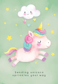 Happy Birthday Unicorn Birthday Card Printable Unicorn Cheer Get Well Soon Card Greetings Island Unicorn Birthday Cards Unicorn Card Unicorn Illustration