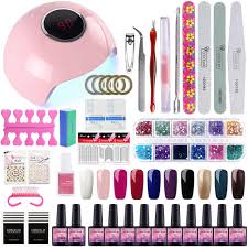 For this reason, most types of gel nail polish require curing to dry, set, and harden. Coscelia 24w Uv Led Lamp Manicure Set 10color Gel Nail Polish Set Top Base Coat Manicure Tool Acrylic Nail Kit Buy At A Low Prices On Joom E Commerce Platform