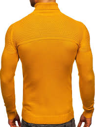 Look the height of sophistication in our button knit roll neck collection. Men S Polo Neck Jumper Camel Bolf 4624 Camel