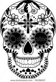 Skull Coloring Pages Skull Sugar Skull Art