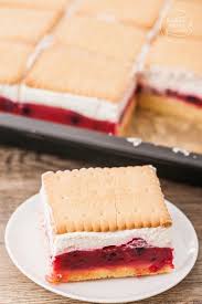 Butterkeks Kuchen Mit Beeren Backen Macht Glucklich Rezept Butterkekse Kuchen Butterkekskuchen