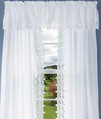 battenburg lace tailored valance lace