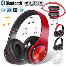 Buy Led Wireless Headset Bluetooth 5 0 Stereo Over Ear Foldable Headphones With Mic For Computer Laptops At Affordable Prices Free Shipping Real Reviews With Photos Joom