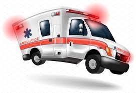 Ambulance Speeding Vector Cartoon Ambulance Ambulance Pictures Firefighter Humor