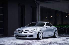 silver bullet sleek customized mercedes slk class mercedes slk mercedes benz slk mercedes
