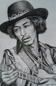Jimi Hendrix/pencil drawing
